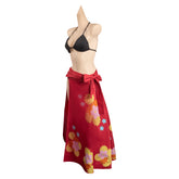 Nami Bademode One Piece Nami rot Sommer 3tlg. Badeanzug